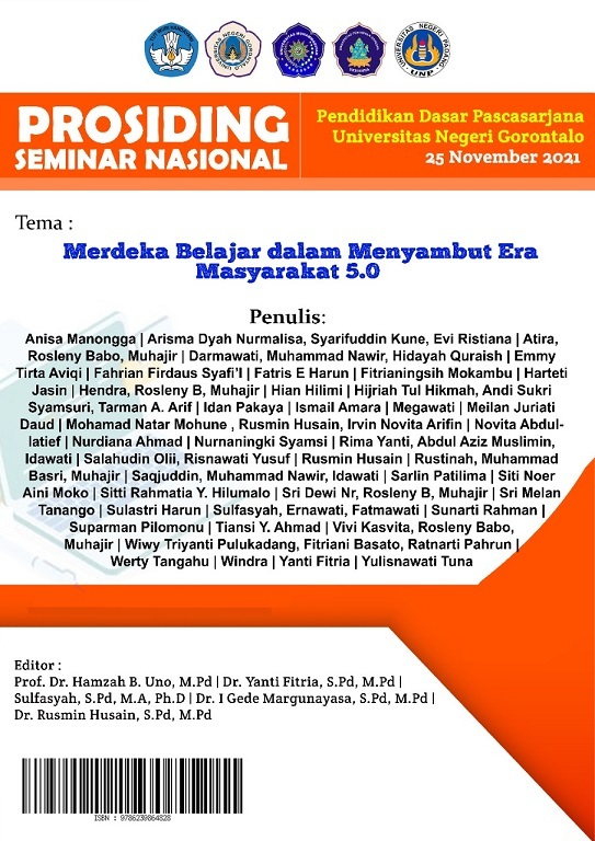 Prosiding Seminar Nasional Pendidikan Dasar Pascasarjana Universitas Negeri Gorontalo 2021